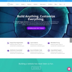 Divi (Theme + Builder+ Extra Theme + Templates + Layouts + PSD )